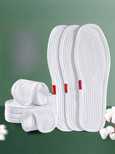 LINGMIAO | แผ่นรองเท้าผ้าฝ้ายระบายอากาสสำหรับผู้หญิง