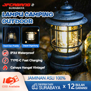 Lampu Camping Outdoor Portabel-Lampu Tenda Camping Outdoor-Lampu Darurat LED-Lampu Camping Model Rechargeable