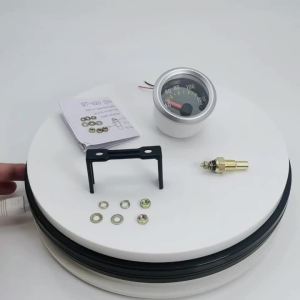 RYSJM | Cảm Biến Nhiệt Độ Nước Xe Hơi 52mm 40-120 Độ ° C Với Bộ Chuyển Đổi Ống Cảm Biến Đèn Nền Màu Trắng Máy Đo Nhiệt Độ Tự Động 12V Cho Xe Cộ