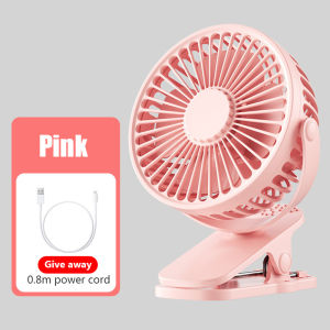 Desktop Clip Fan 3 Speed Quiet USB Mini Cooling Desk Fan 360° Rotate Portable Electric Fan Clip Fans For Strollers Air Cooler