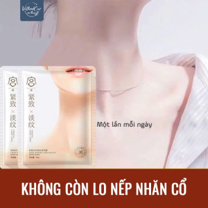 Mặt nạ cổ Gongpei Nâng cơ Làm săn chắc Giảm nếp nhăn ở cổ Dưỡng ẩm phục hồi làn da..