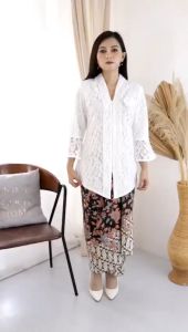 Tebaru Atasan Kebaya Brukat Premium/keabaya Widuda/kebaya kartini/kebaya acara formal
