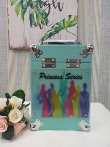 Beautycase seri A ocean green/ tas kosmetik/ beautycase/ makeup box
