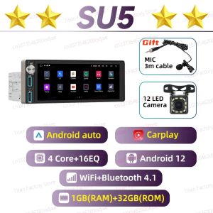 Carplay Autoradio Android Car Multimedia for Citroen ZX 1991-1998 6.86" Screen 1 Din Radio Stereo Head Unit GPS Navigation