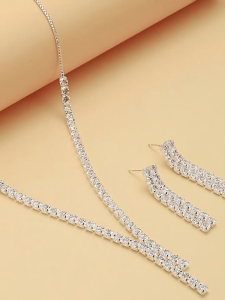 [HCM]BỘ TRANG SỨC GIỌT NƯỚC THIÊN THẦN  KIM CƯƠNG ZIRCON SANG TRỌNG QUÍ PHÁI BTGIOTNUOCDOI11