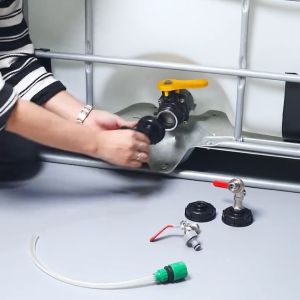 Tutup Keran Sambungan Konektor Adaptor Tangki IBC & Tutup Keran Berkualitas 1 Inch 1/2 Inch