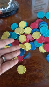 PLASTIC TOKENS/CHIPS 18 Years and Above