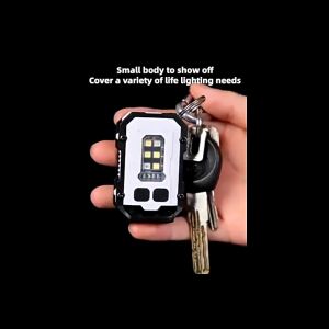 Senter COB Outdoor Mini Portabel LED Tombol / Lampu Emergency Pencahayaan Super Terang 30 watt