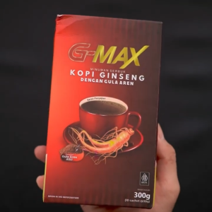 GMAX Minuman kopi Gingseng Stamina Lebih Kuat Tahan Lama Semalaman Terbaik Original Bpom