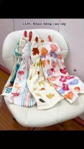 Lau tay treo bếp MJ chất cotton siêu thấm hút nhiều màu sắc đẹp