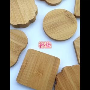 Flower Pot Tray Bamboo Wood Plant Stand Indoor Anti-Fade Drainage Water Oval Shape Balcony Simple Elegant Design Holder Supplies