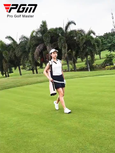 กระเป๋ากอล์ฟแบบพกพาสำหรับผู้หญิง PGM สีชมพู/สีเขียว/สีเหลือง (QIAB029) สามารถใส่ไม้กอล์ฟได้ 5-6 ไม้ Golf Bag Women