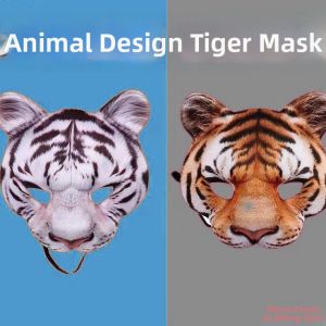 Tiger Half-face Simulation Mask
