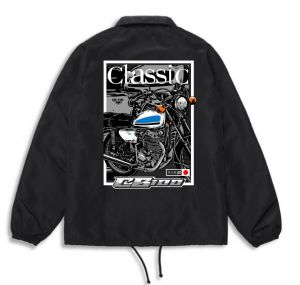 AngelFeelings-Coach Jacket Disclaimer hitam real pict gratis ongkir seluruh indonesia
