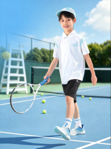 Qiaodan | Bộ Đồ Thể Thao Thoáng Khí Chống Ẩn Nhanh cho Trẻ Từ Trung đến Lớn Mùa Hè