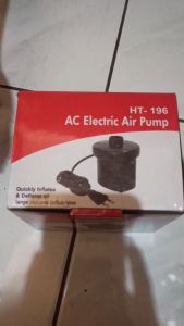 1 PCS Pompa Udara Elektrik Mini Pompa Listrik Pompa Elektrik Electric Air Pump AC Pompa Angin Mini Elektrik Pompa Kasur Angin Elektrik Pompa Sofa Angin Pompa ban Renang Pompa Kecil Electric Pump - Hitam