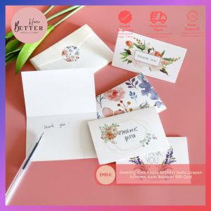 Better Home Greeting Card Happy Birthday Kartu ucapan Hampers Kado Bouquet Gift Card EMYDJ