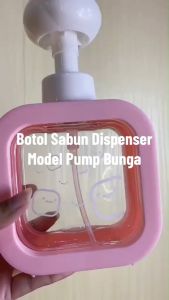 Hayylife Botol Sabun Dispenser Kotak Model Pump Bentuk Foam Bunga Kapasitas 500 ML HL-AGB960