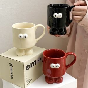 Korean Style Cute EMOJI Themed Mug 400ML Coffee Cup Gift Box Packaging