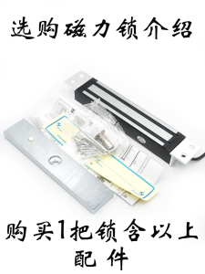 Dark Mounted Magnetic Lock Single Door Access Control Electromagnetic Embedded Magnetic Lock Aluminum Alloy Iron Door Wooden Door Glass Door