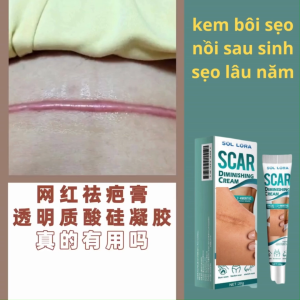 Kem mờ sẹo mờ thâm SCAR diminishing - Kem bôi giúp cải thiện mọi sẹo trên da sẹo phẩu thuật sẹo sau sinh - QUINN