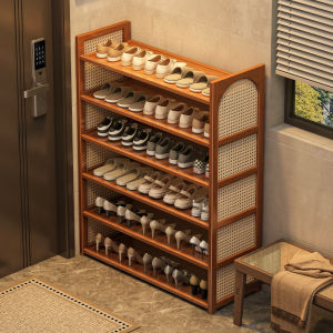 ZHUOLESHI | Bamboo Woven Multilayer Space-saving Shoe Rack