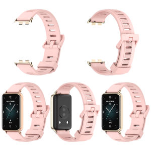 mijobs | Honor 9 and 10 Compatible Sport Watch Strap with Pin Buckle Water Resistant Breathable Flat Holes TPU