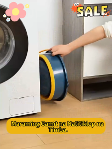 Multi-functional Foldable Water Bucket Portable Household Carrying Bucket Easy Store Rubber Bucket