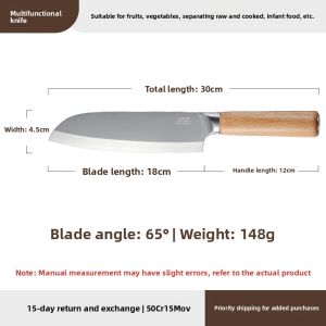 CAROTE | Sharp Slicing Meat Cleaver for Chef and Baby Food