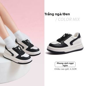 CAMEL | Giày Bảng Trắng Tăng Chiều Cao Đế Dày