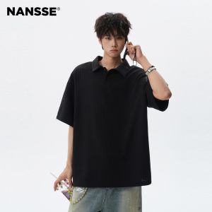 NANSSE | Áo POLO Mùa Hè Cổ Sếu Phong Cách Độc Đáo Sang Trọng