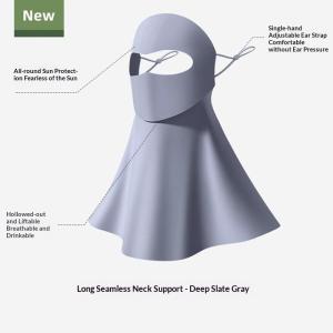 EELHOE | UV Protection Face Cover with Adjustable Brim for Outdoor Sports Breathable Summer Headband