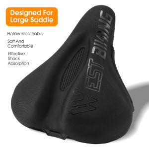 West Biking | WEST BIKING Bicycle Saddle Cover Thickened Shock Absorption MTB Bike Pad Comfortable Road Cycling Breathable Hollow Cushion