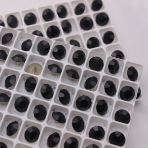 New Black Rhinestone Nail Art Decorations 3D Sharp Bottom round Rhinestones Watch Repair Diamond Matching Fashion Jewelry