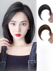 Defancy | Full Real Hair Wig Pieces Volumizing Hair Loss Top Hair Density Increase Wig Pad Easy To Wear And Maintain Hair Extension