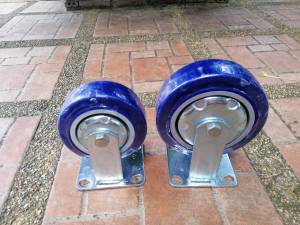 ล้อรถเข็น ล้ออุตสาหกรรม ล้อยาง อะไหล่รถเข็น ล้อหนา 50 mm 1 ล้อสามารถรับน้ำหนักได้ 200kg มี 2 ขนาด : 5 นิ้ว และ 6นิ้ว ล้อรถเข็น ขนาดใหญ่ - Lazada