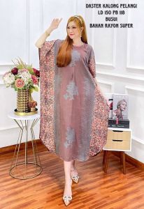 Dress Gradasi Lengan Kancing Cantik Mewah Bahan Armany Silk Adem Halus Lembut Berkualitas/ Gamis Gradasi Terbaru Terlaris Model Kekinian Kualitas Premium