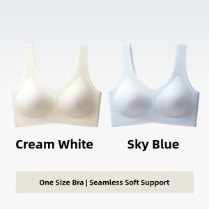 MiiOW | No-Size Gather Smooth Seamless Bra For Large Busts Nude Color
