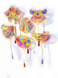 Magic Play DIY ชุดอุปกรณ์งานฝีมือทำด้วยตัวเองจากกระดาษบอร์ดอัลลอยด์สีสันสดใสสำหรับเด็ก วัสดุสีสันสดใสโปร่งแสง