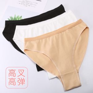 Girls High-cut Triangle Panties Cotton Childrens Ballet Dance Exam Panties Teenagers Kids Underwear 3-16Y