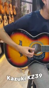 KAZUKI รุ่นKZ-39 (สีซันเบิส) แถมฟรี!กระเป๋ากีต้าร์ ปิ๊ก 2 อันที่เก็บปิ๊ก 1 อัน เครื่องตั้งสาย สายสะพายและใบคอร์ด