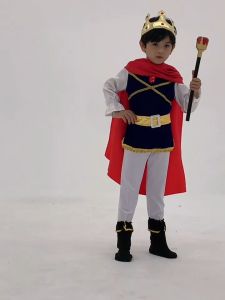 Halloween childrens costumes Boy cosplay King Prince Cosplay Prince clothes show set