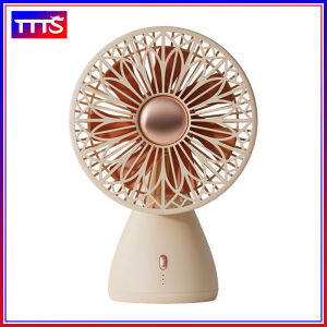USB Portable Mini Fan Desktop Oscillating Outdoor Camping Strong Wind Student Dormitory Rechargeable Office Table Auto Rotation Silent Smal Fan