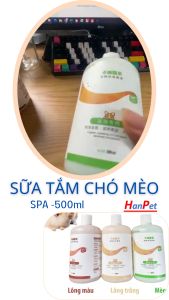 Doremiu- Sữa Tắm chó mèo SOS SPA cao cấp dành cho chó mèo 500ml Mượt lông thơm lâu diệt ve rận.