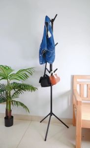 Stand Coat Rack Nordic Metal Clothes Hanger Multipurpose Clothes Hat Bag Rack Hanging Pole