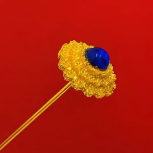 ปิ่นปักผม ปิ่นชุบทองพลอยเทียม ปิ่นเจ้านาง ปิ่นประดับผม ปิ่นประดับเครื่องแต่งกายชุดไทย สินค้าพร้อมส่งจากประเทศไทย