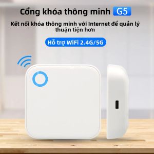 Cổng Kết Nối WiFi TTLOCK G5 2.4G+5G Bluetooth Mesh Trung Tâm Khóa Cửa Thông Minh Cho Hệ Thống Khóa Cửa Thông Minh Khách Sạn TTHotel Hỗ Trợ Ứng Dụng TTLOCK Alexa & Google Assistant