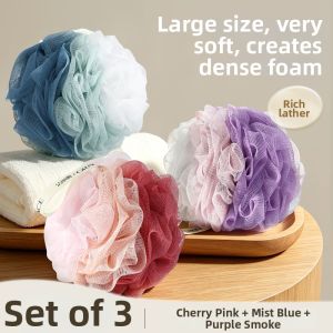 Women High-end Durable Soft Bubble Bath Ball