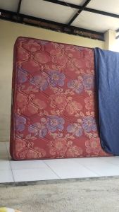 sarung busa resleting polos 180x200 tinggi 20 cm bahan embos / sarung busa resleting 180x200 polos
