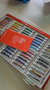Holbein 60 color set 5ml (W411) สีน้ำโฮลเบน เซ็ท 5มล 60สี Holbein Artist Watercolor ホルベイン水彩絵具